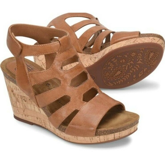 Sofft Shoes - Sofft Courtnee Luggage Sandals Leather Strappy